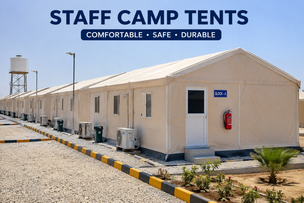 Staff Camp Tents in Bahrain
