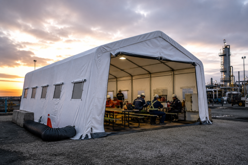 Industrial Labor Tents in Bahrain
