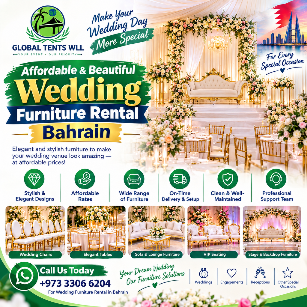 Wedding Furniture Rental Bahrain